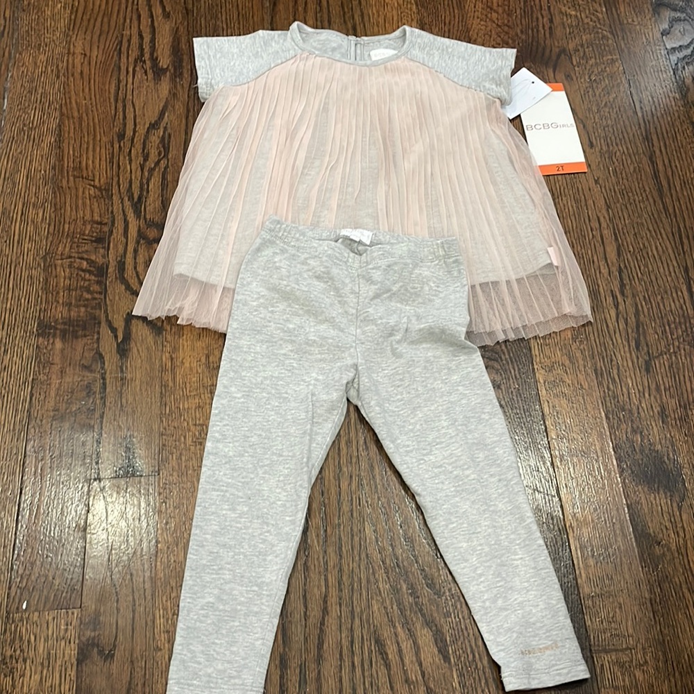 BCBG toddler girl outfit size 2T